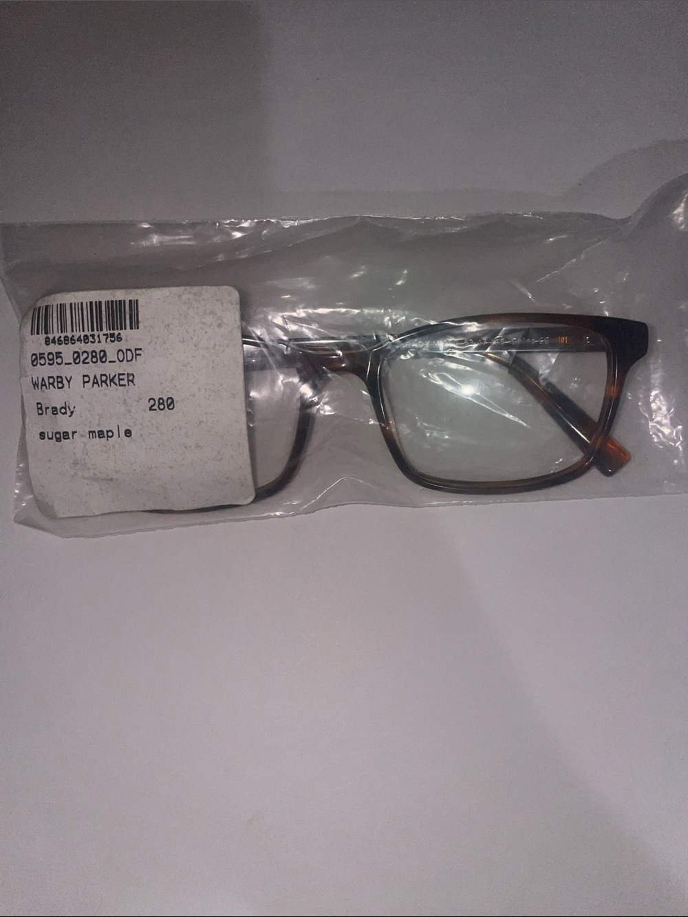 Warby Parker Brady Sugar Maple View 2